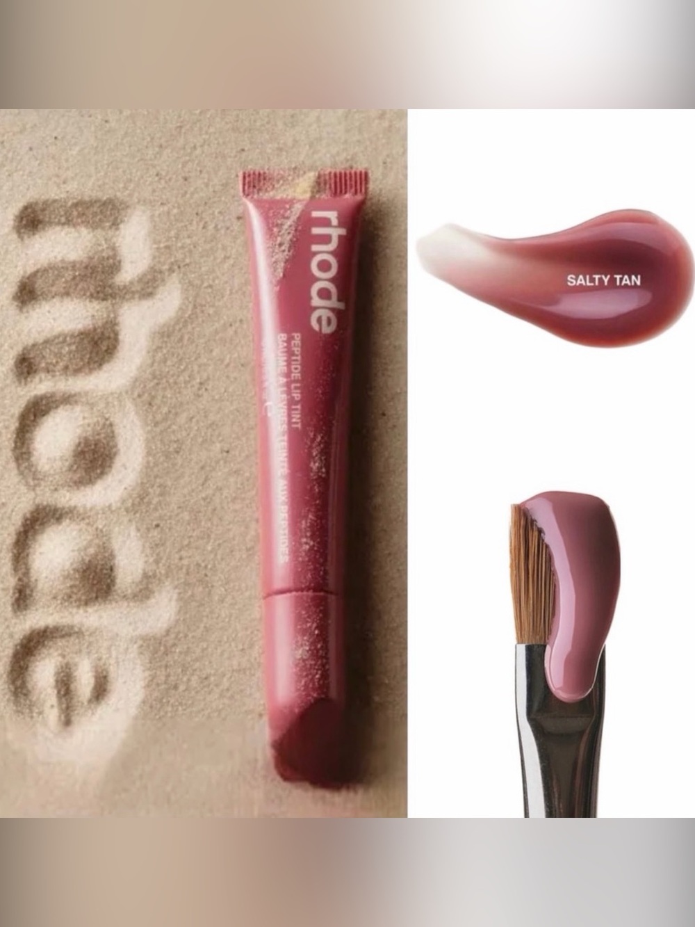 🆕 NIB Rhode Salty Tan - Soft Mauve Peptide Lip Tint